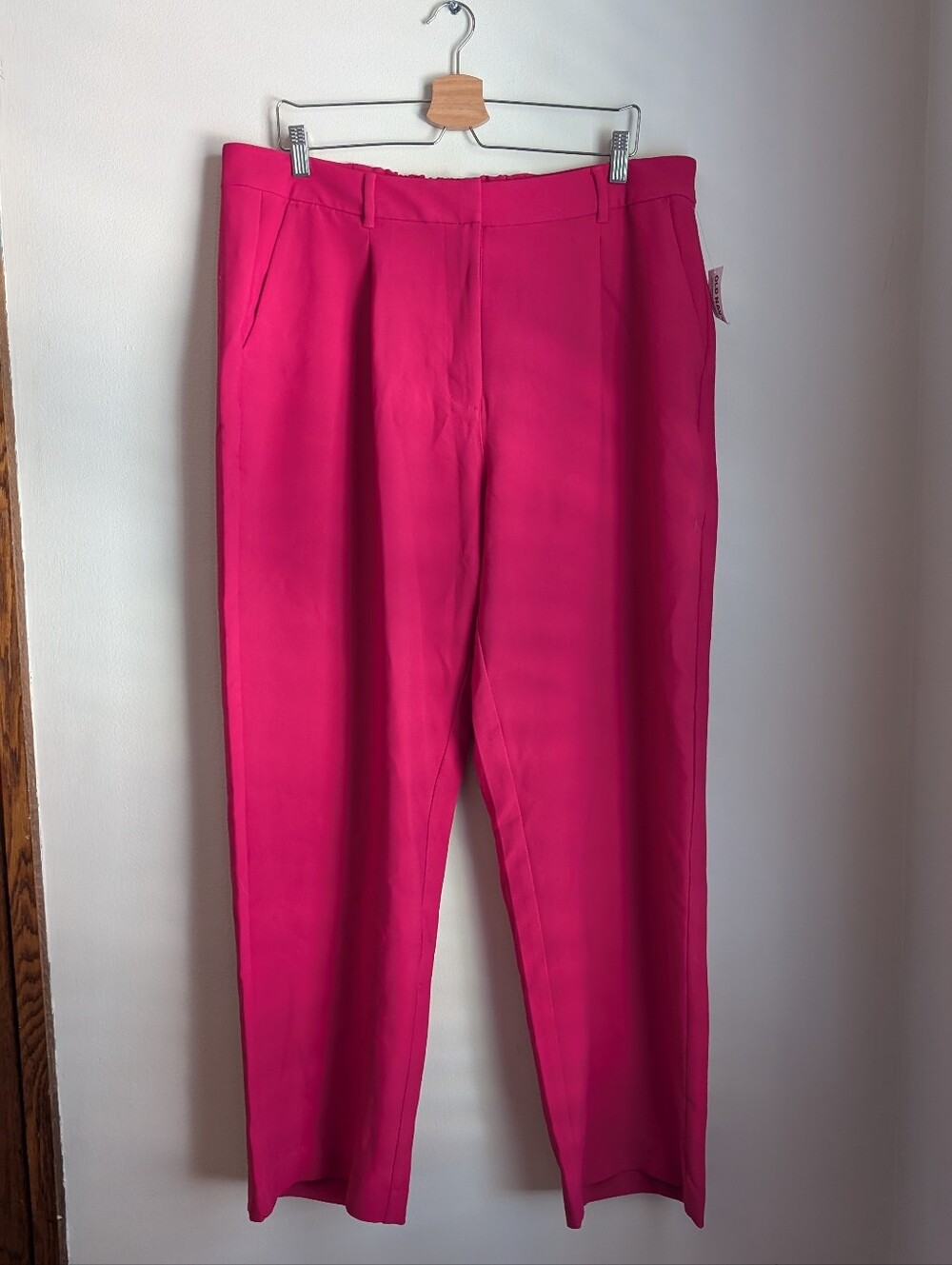 Old Navy Women's Hot Pink Wide Leg Taylor Trouser